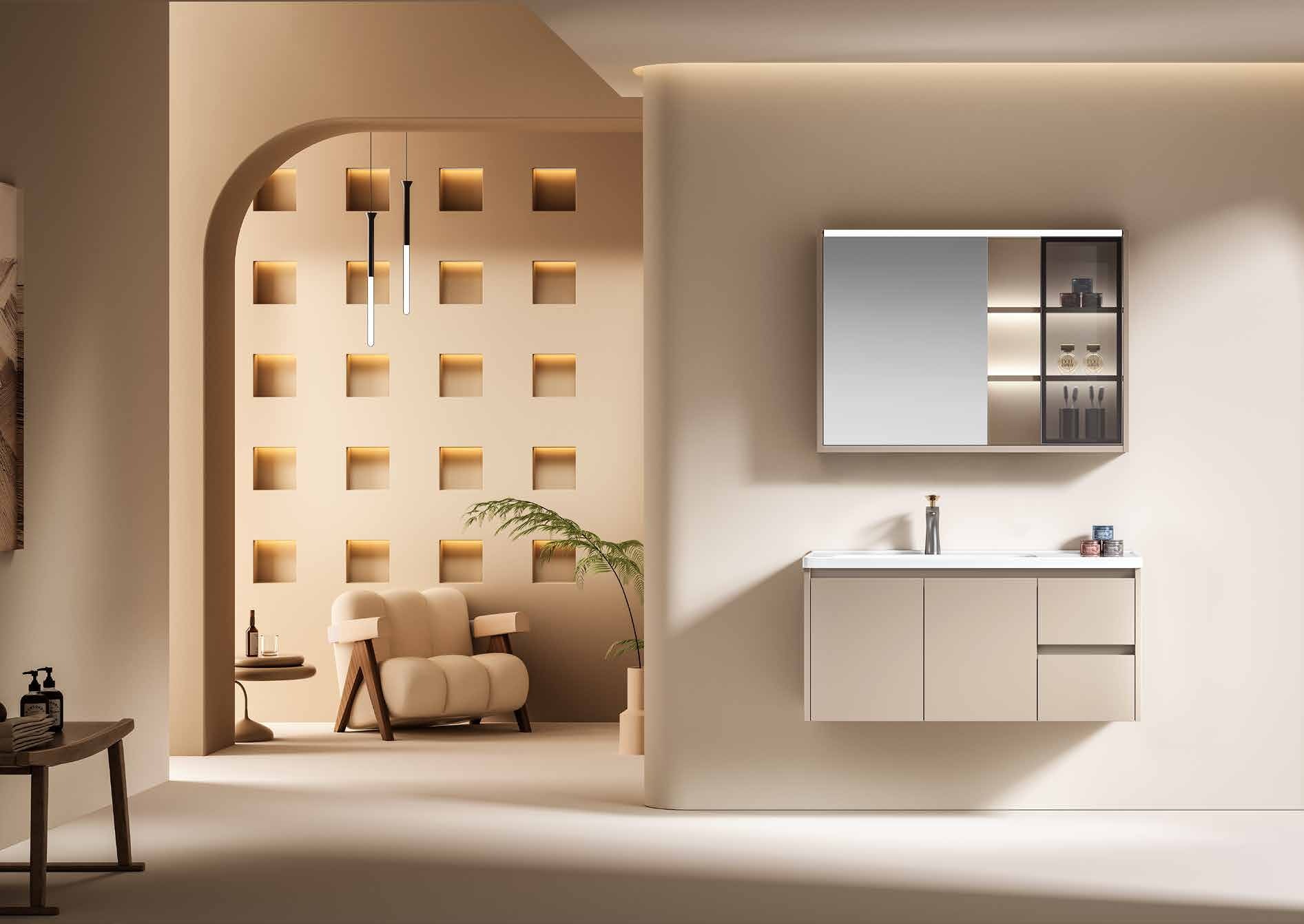 Cashmere Wood Bathroom Vanity