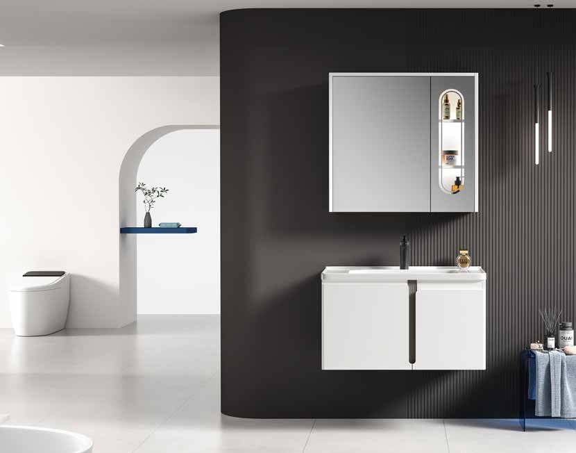 Porcelain White Compact Vanity
