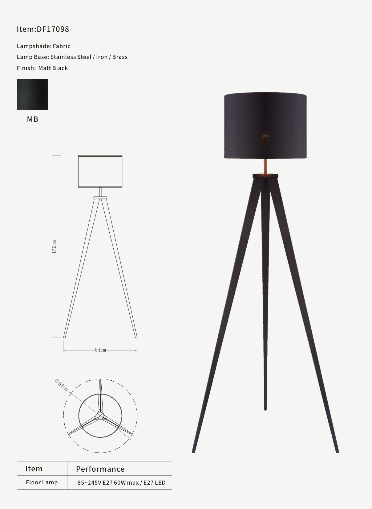 Tripod Floor Lamp