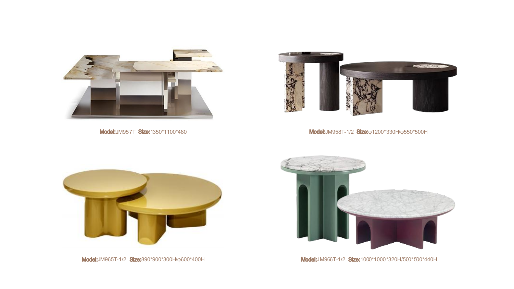 Low Coffee Table Set